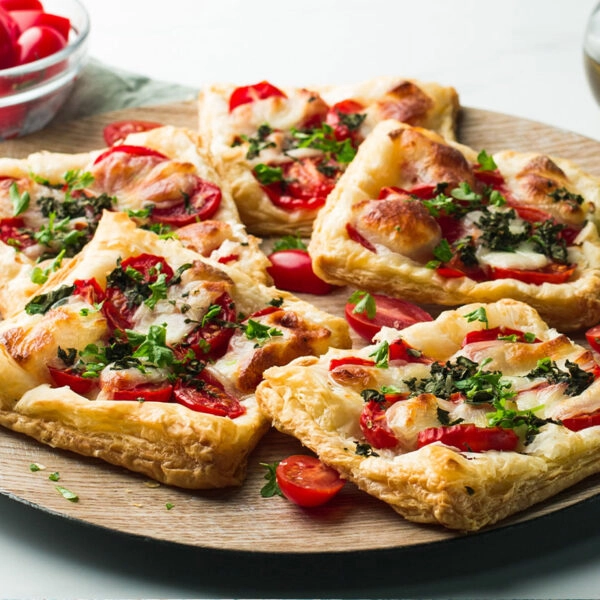 Mozzarella & Tomato Tarts